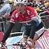 Frank Schleck  l'arrive de la neuvime tape du Tour de France 2008